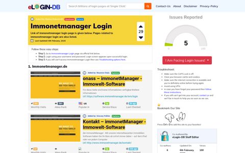Immonetmanager Login - A database full of login pages from ...