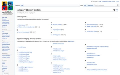 Category:History portals - Wikipedia
