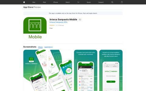 ‎Intesa Sanpaolo Mobile on the App Store