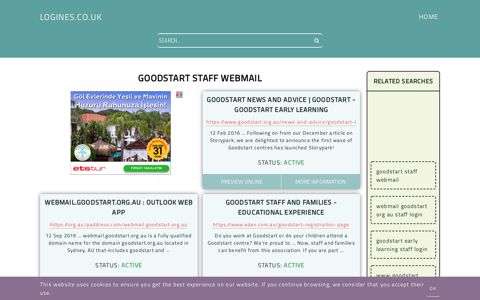goodstart staff webmail - General Information about Login