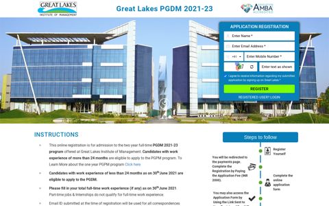 Great Lakes Institute of Management PGDM: Online ...