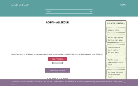 Login - AllSecur - General Information about Login - Logines.co.uk