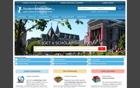 Scholarships - List of College Scholarships and Applications