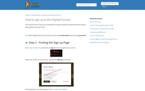 How to sign up to the Hypixel Forums - Hypixel Support