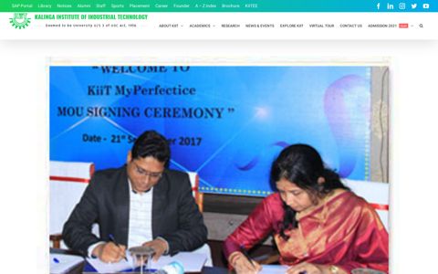 MoU with My Perfectice | KIIT