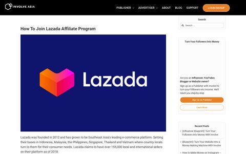 Discover How To Join Lazada Affiliate Program. Click here.