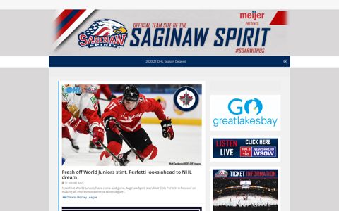 Saginaw Spirit - Official site of the Saginaw Spirit