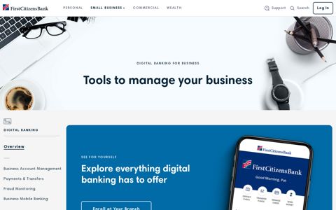 Small Business Digital Banking | First Citizens