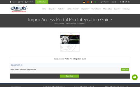 Impro Access Portal Pro Integration Guide - Cathexis