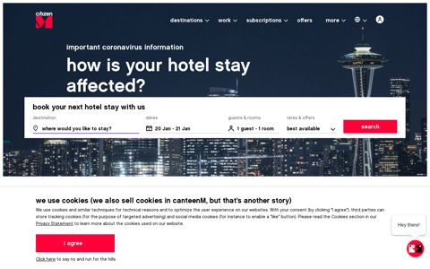 citizenM: Boutique Hotels | affordable luxury hotels