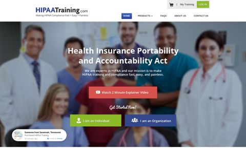 HIPAA Training, Certification, and Compliance