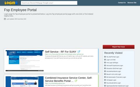 Fsp Employee Portal - Loginii.com