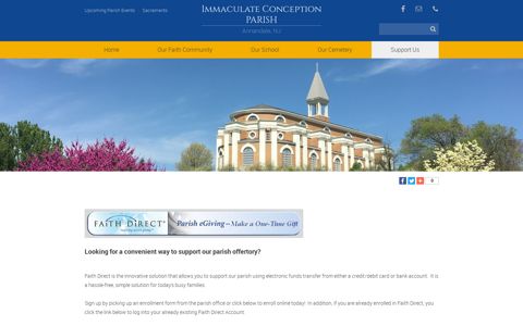 Faith Direct - Immaculate Conception Church - Annandale, NJ
