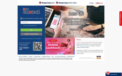Hong Leong Connect Online and Mobile Banking