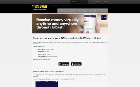GCash - Western Union