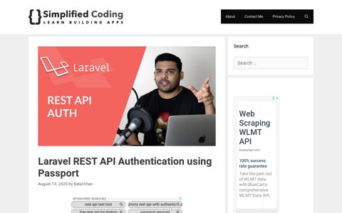 Laravel REST API Authentication using Passport