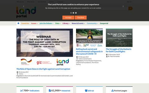 Land Portal | Securing Land Rights Through Open Data