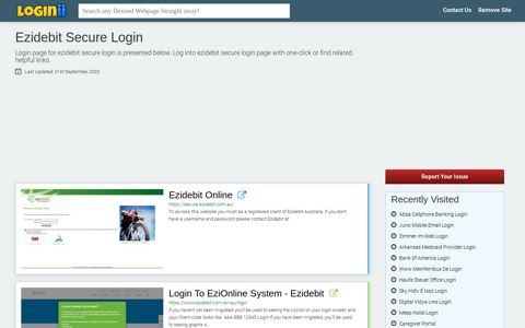 Ezidebit Secure Login - Loginii.com