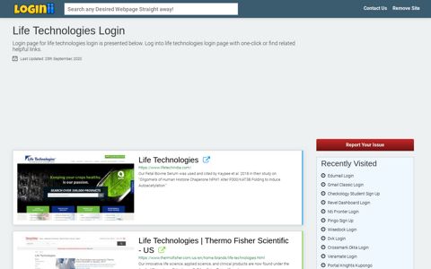 Life Technologies Login - Loginii.com