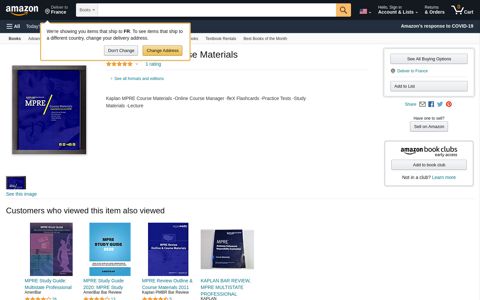 Kaplan MPRE Course Materials: Amazon.com: Books