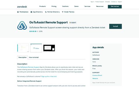 GoToAssist Remote Support App Integration with Zendesk ...