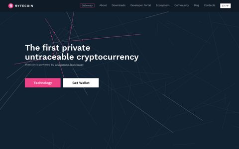 Bytecoin (BCN) — anonymous cryptocurrency, based on ...