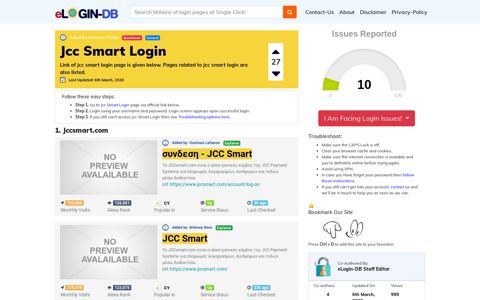 Jcc Smart Login - Find Login Page of Any Site within Seconds!