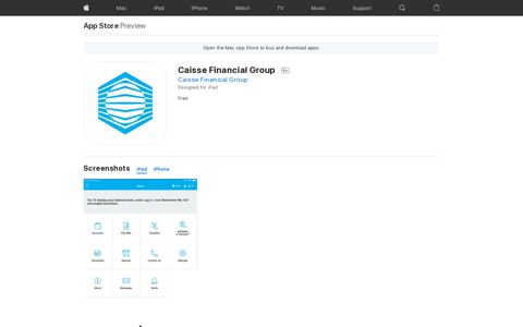 ‎Caisse Financial Group on the App Store