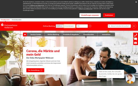 Kreissparkasse Heilbronn: Internet-Filiale
