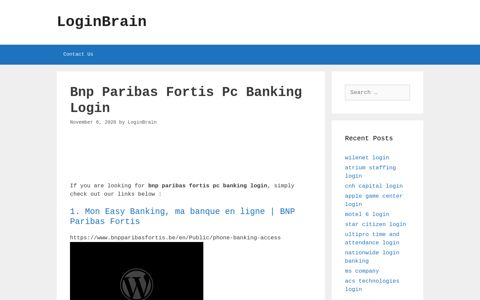 bnp paribas fortis pc banking login - LoginBrain