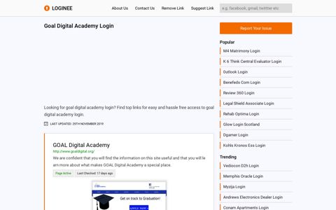 Goal Digital Academy Login