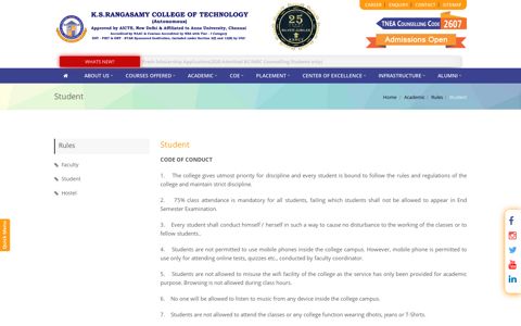 Student - KS Rangasamy College Of Technology