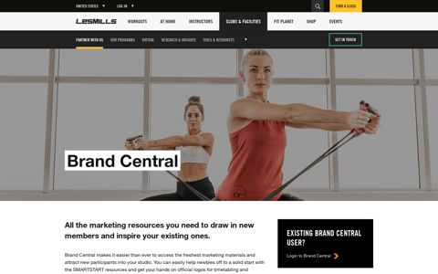 Gym marketing resources - Brand Central Les Mills