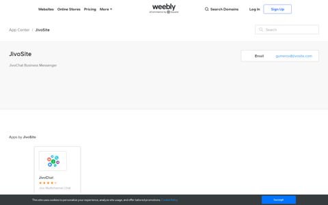 JivoSite - Weebly Website Builder: Create a Free Website ...
