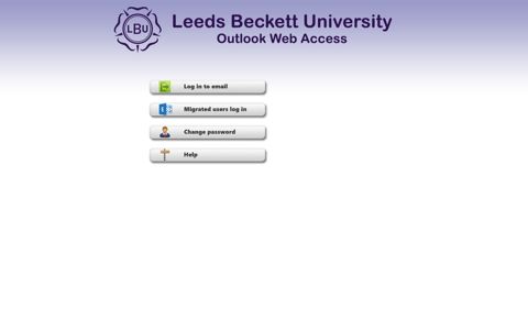 from Leeds Beckett University: OWA Staff E-mail