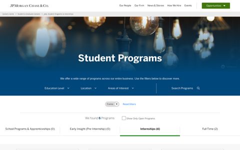 Jobs, Student Programs & Internships | JPMorgan Chase & Co.