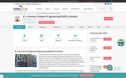 K. J. Somaiya College of Engineering (KJSCE), Mumbai ...