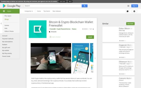 Bitcoin & Crypto Blockchain Wallet: Freewallet - Apps on ...