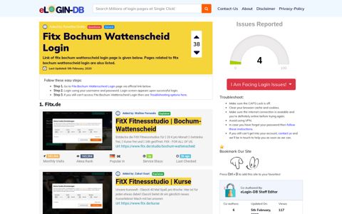 Fitx Bochum Wattenscheid Login - штыефпкфь login 0 Views