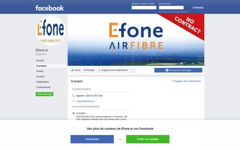 Efone.ie - About | Facebook