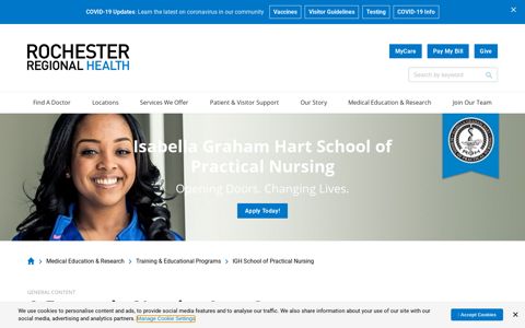IGH School of Practical Nursing | Rochester Regional Health