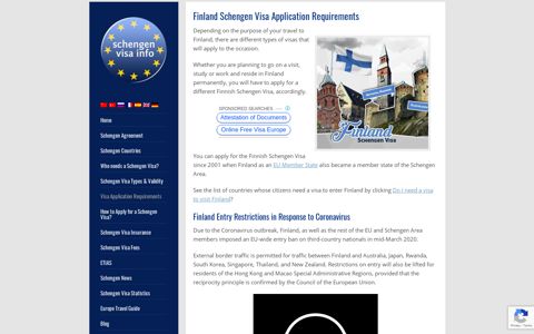 Finland Schengen Visa: Requirements, Application & Guidelines