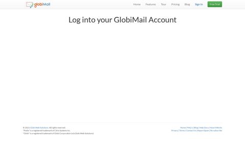 Login - GlobiMail - Podio Email Integration