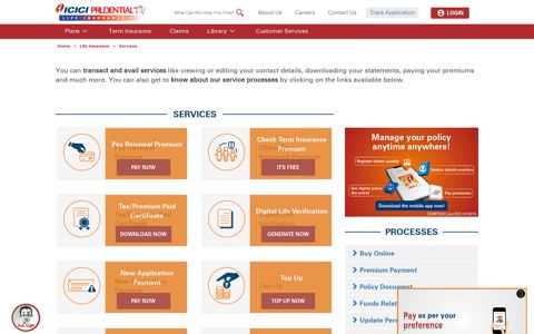 All My Policies - View All of Your Insurance Policies | ICICI ...