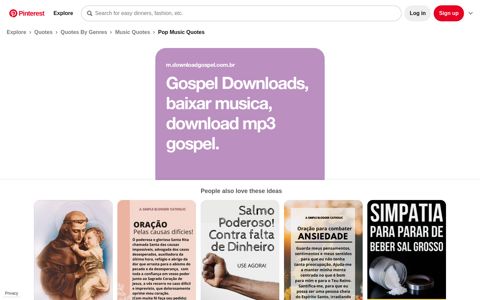 Gospel Downloads, baixar musica, download mp3 ... - Pinterest