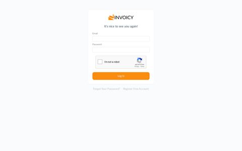 Log In To Your Invoicy Account
