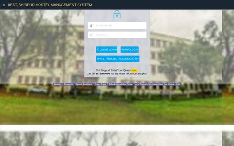 IIEST, SHIBPUR Hostel Management System