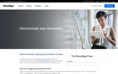 eSign Documents | DocuSign