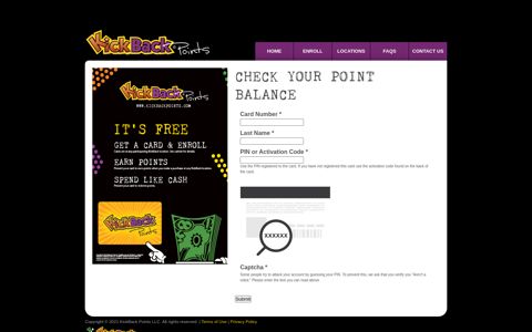 Check Your Points Balance | KickBack Points