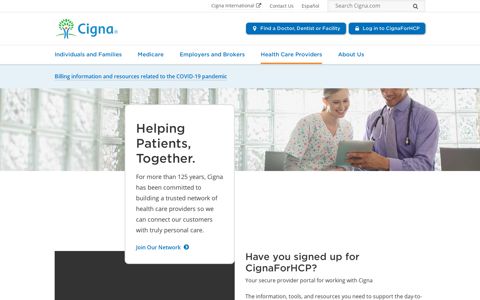 Health Care Providers | Cigna